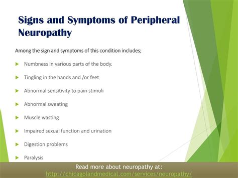 PPT - Peripheral Neuropathy, Symptoms, Causes and Treatment PowerPoint Presentation - ID:7413378