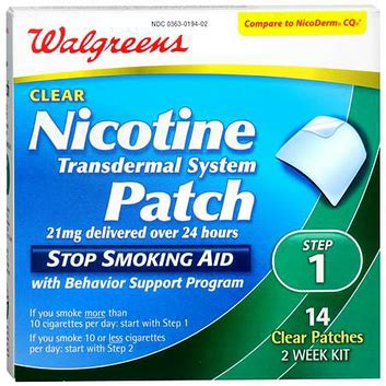 Walgreens Nicotine Patches Step 1 Reviews 2021