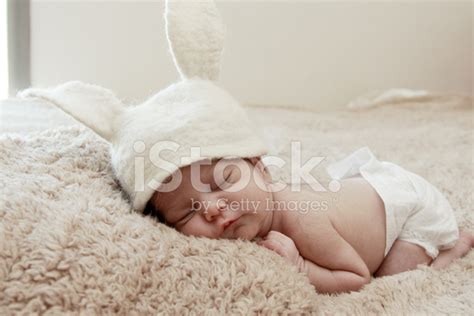 Funny Sleeping Newborn Baby Stock Photo | Royalty-Free | FreeImages