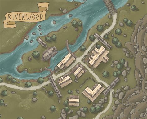 Skyrim - Riverwood Map by Mirhayasu on DeviantArt | Skyrim map, Dungeon maps, Dnd world map