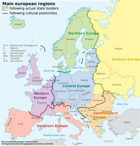 Northern And Southern Europe Map - East Coast Map Of United States