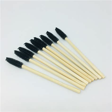 Bamboo Makeup Brush Eco-friendly Makeup Applicator Mascara Brush ...