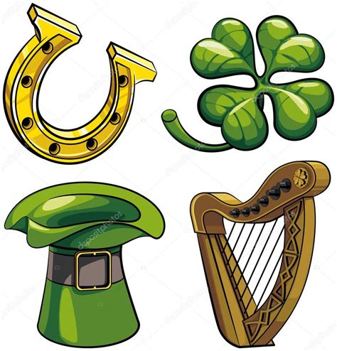 Saint Patrick's Day Symbols - Saint Patrick S Day Symbols Vector Illustration Eps10 Stock Vector ...