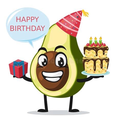 Avocado Birthday Stock Illustrations – 437 Avocado Birthday Stock Illustrations, Vectors ...