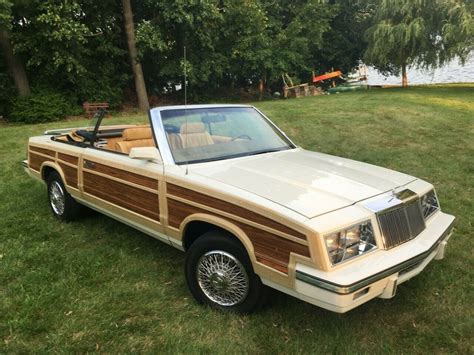 1985 Chrysler LeBaron Woody Convertible Mark Cross Edition 44844 Miles ...