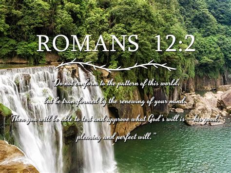 Romans 12:2 #4 NIV Do not conform to the pattern Bible Verse Wall Art