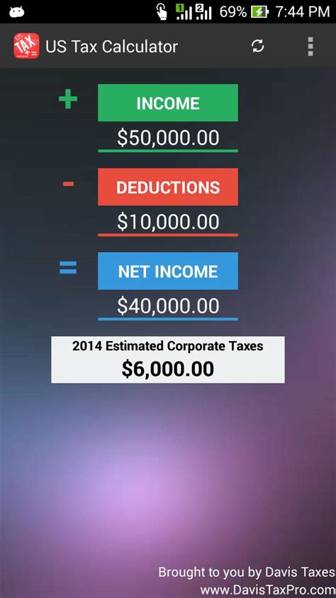 Business Tax Calculator for Android - APK Download