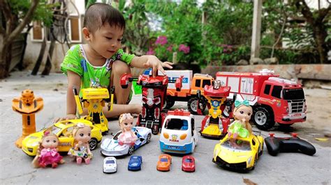 Trò Chơi Đi Săn Siêu Xe Ô Tô Transformer Car ChiChi ToysReview TV Đồ ...