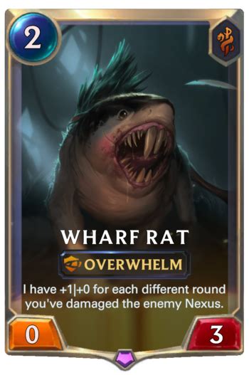 Wharf Rat :: Legends of Runeterra Card :: RuneterraFire