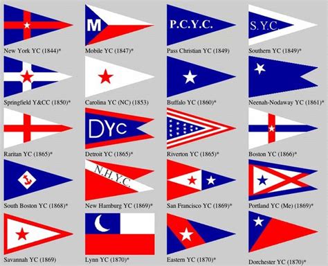 Vintage yacht club flags | Pass christian, New hamburg, Signal flags