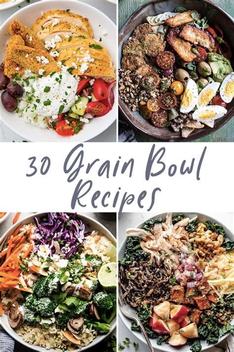 Grain Bowl Recipes - 30 Easy & Nutritious Grain Bowl Ideas - 40 Aprons