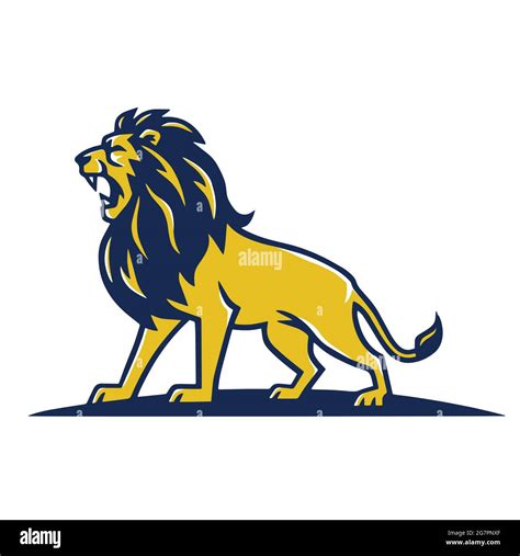 Roaring Lion Logo Mascot Design Template Vector Image My Xxx Hot Girl | Hot Sex Picture