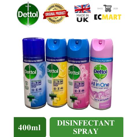 DETTOL ALL IN ONE DISINFECTANT SPRAY 400ML (4 FLAVORS) | Shopee Malaysia