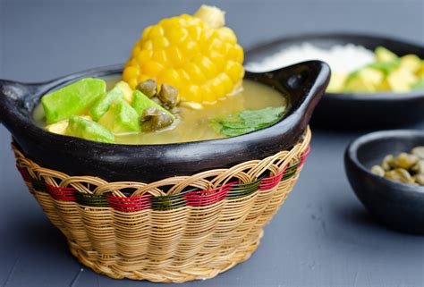 Vegetarian Ajiaco (Colombian Potato Corn Soup)