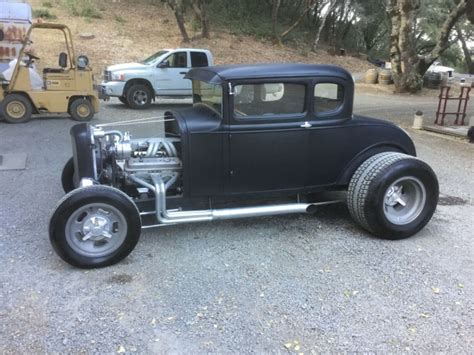 1931 Ford Model A Coupe, chopped hot rod highboy hotrod SBC rat rod ...