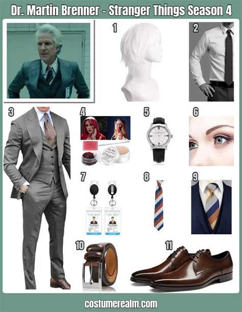 How To Dress Like Dr. Martin Brenner Season 4 Costume Guide For Cosplay ...