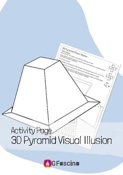 Optical Illusion Pyramid Activity by Fascino's Cards and Games | TPT