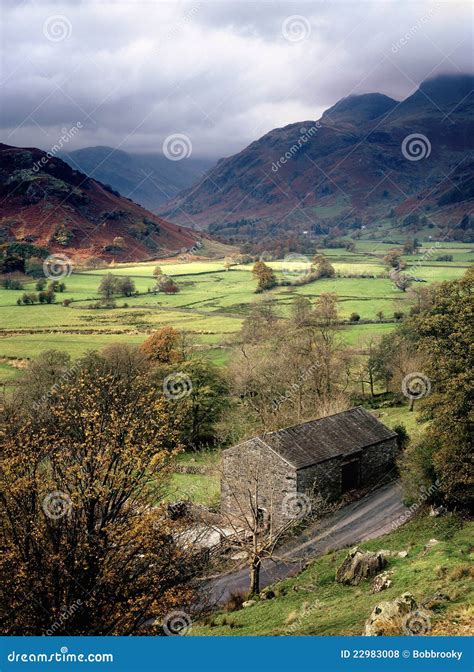 The Greater Langdale Valley, Cumbria Stock Photo - Image of cumbrian ...