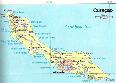 Curacao Best Beaches Map