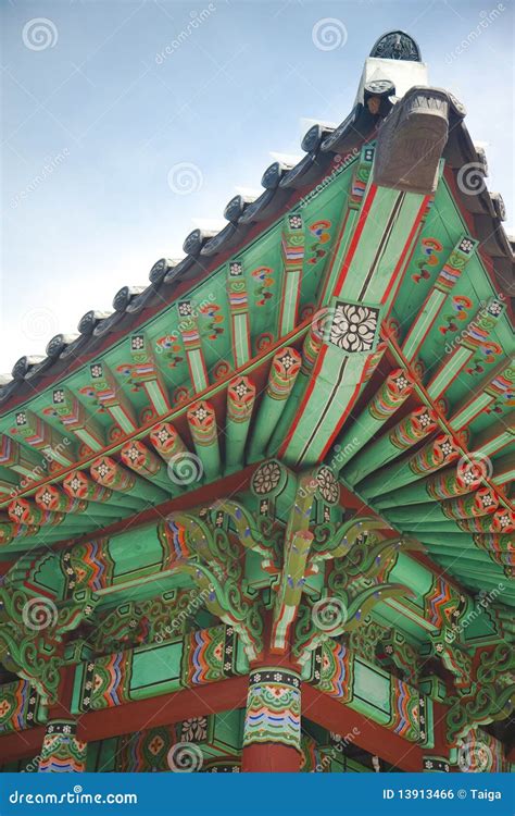 Ancient Asian Architecture / South Korea Royalty Free Stock Image ...