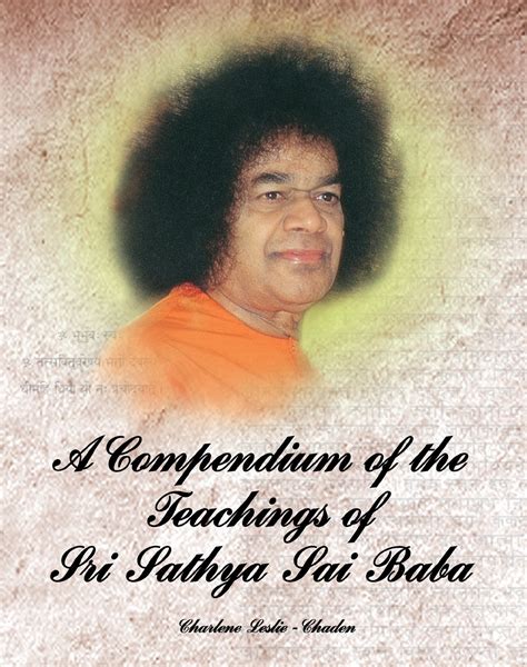 A Compendium of the Teachings of Sathya Sai Baba: Charlene Leslie-Chaden: 9788178990422: Amazon ...