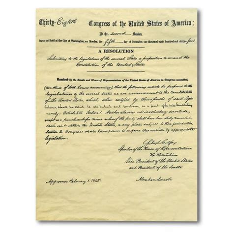 13th Amendment Abolition of Slavery – Library of Congress Shop