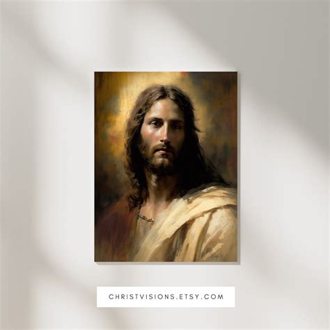 Lamb of God Bible Art Jesus Art Print Jesus Painting Catholic Painting Catholic Jesus Art ...