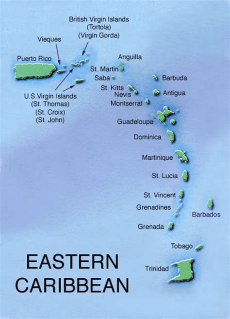 Eastern Islands Map