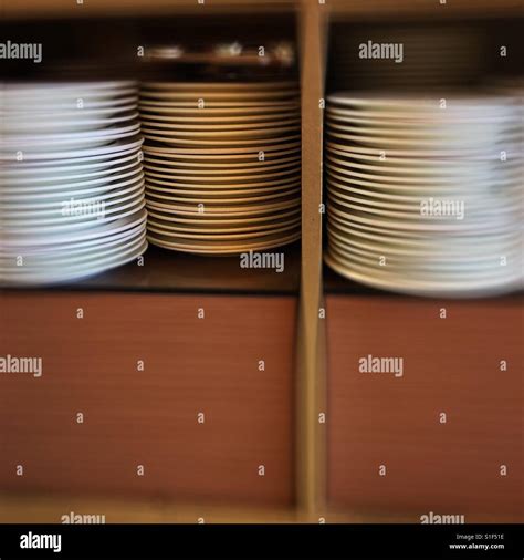 The dishes in color Stock Photo - Alamy