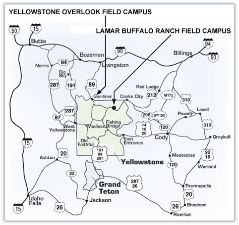 Maps of Yellowstone - Yellowstone Forever