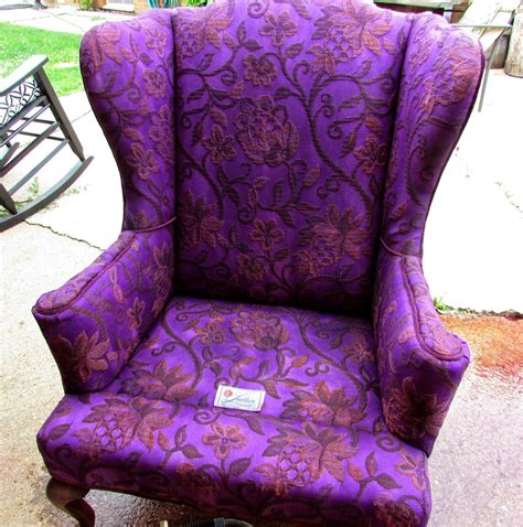 Wingback Chair Makeover | Chair makeover, Wingback chair, Vintage wingback chair