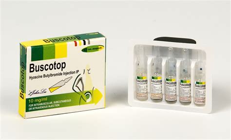 Johnlee Hyoscine Butylbromide 10 mg Injections, Packaging Type: Ampoules, | ID: 20432204433