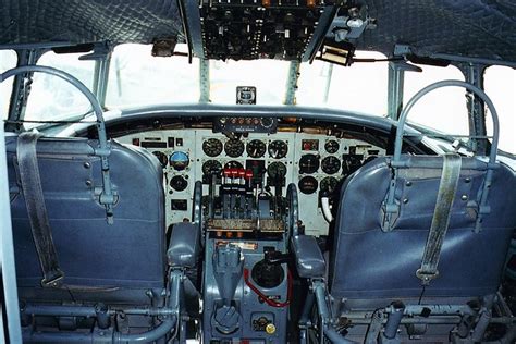 Cockpit of the Lockheed Constellation | This is a scanned 35… | Flickr