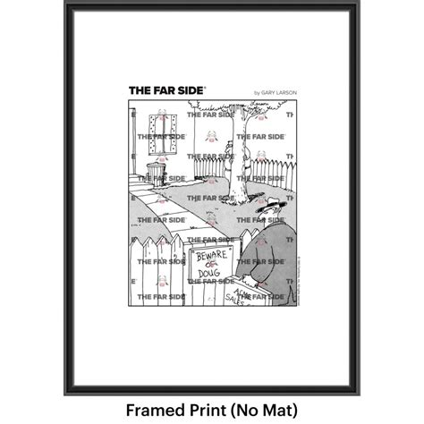 The Far Side® Comic Art Print – “Beware of Doug”” – GoComics Store