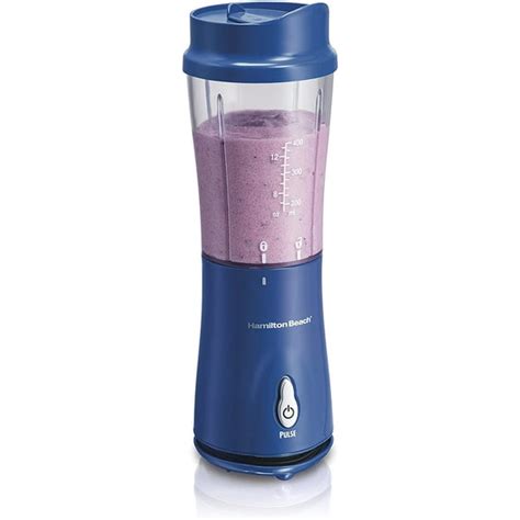 Hamilton Beach Personal Smoothie Blender With 14 Oz Travel Cup And Lid ...