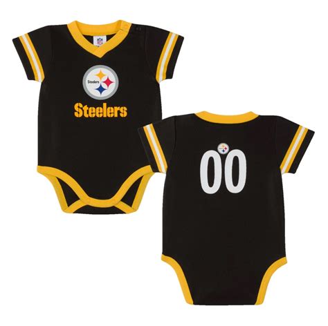 Steelers Player Jersey Baby Bodysuit