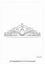 Princess Crown Coloring Page sketch template