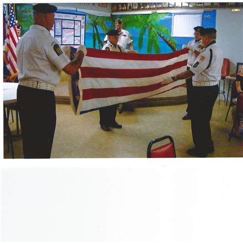 FLAG FOLDING CEREMONY AT THE VFW | The American Legion Centennial Celebration