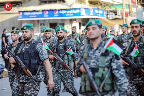 Gaza Officers March in Solidarity with West Bank Colleagues