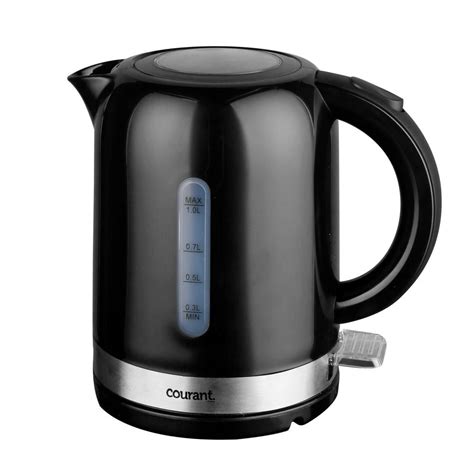 Courant 1 Liter Cordless Electronic Kettle - Black