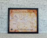 Bespoke Antique Style World Push Pin Travel Map – Butterpot Designs