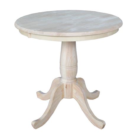 International Concepts 30" Round Top Pedestal Table