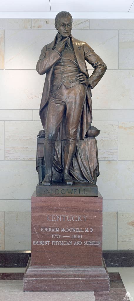 Ephraim McDowell Statue, U.S. Capitol for Kentucky | AOC