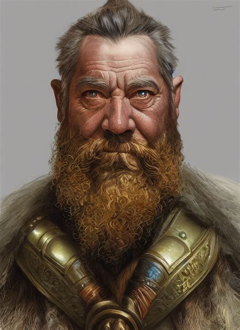 AI Generated Portraits - Dwarf Male - Stock - Sade | DriveThruRPG.com