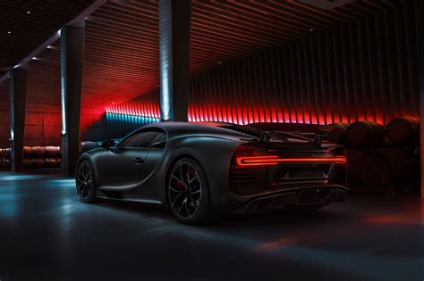 Black Bugatti Chiron 2020 Rear Wallpaper,HD Cars Wallpapers,4k ...