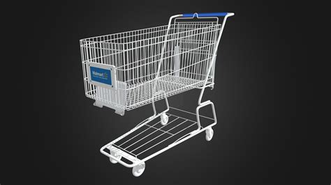 Walmart Shopping Cart - 3D model by nuralam018 [11daee8] - Sketchfab