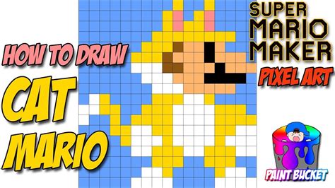 How to Draw Cat Mario from Super Mario Maker 2 - Super Mario 3D World Drawing Tutorial - YouTube