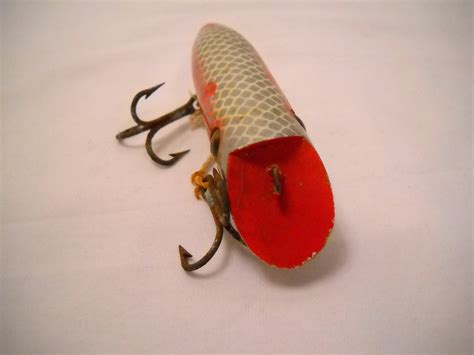 Vintage Martin Salmon Plug Fishing Lure Wood 1930's