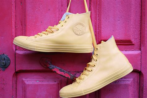 Hanging Yellow Converse High-top Sneakers · Free Stock Photo