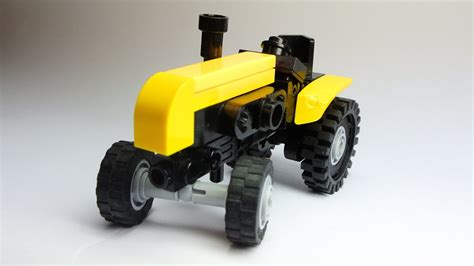 Yellow Tractor (Small Lego Toy) - YouTube